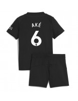 Manchester City Nathan Ake #6 Venkovní dres pro děti 2025-26 Krátký Rukáv (+ trenýrky)